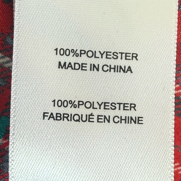 Untuckit Meredith Classic Red Tartan Midi Dress – Long Sleeve & Flowy Size Small - Picture 3 of 16